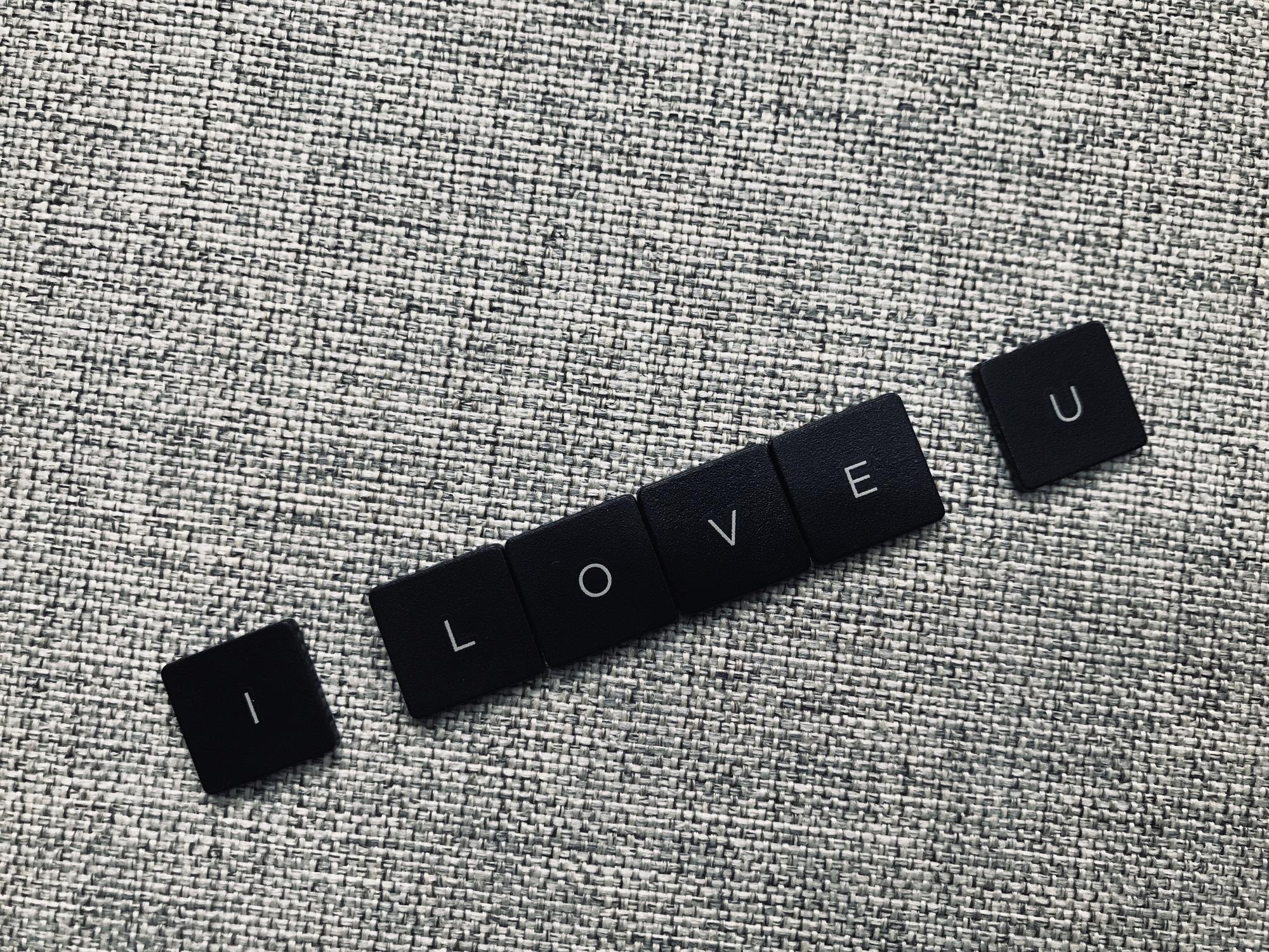 Sample stitched label on fabric